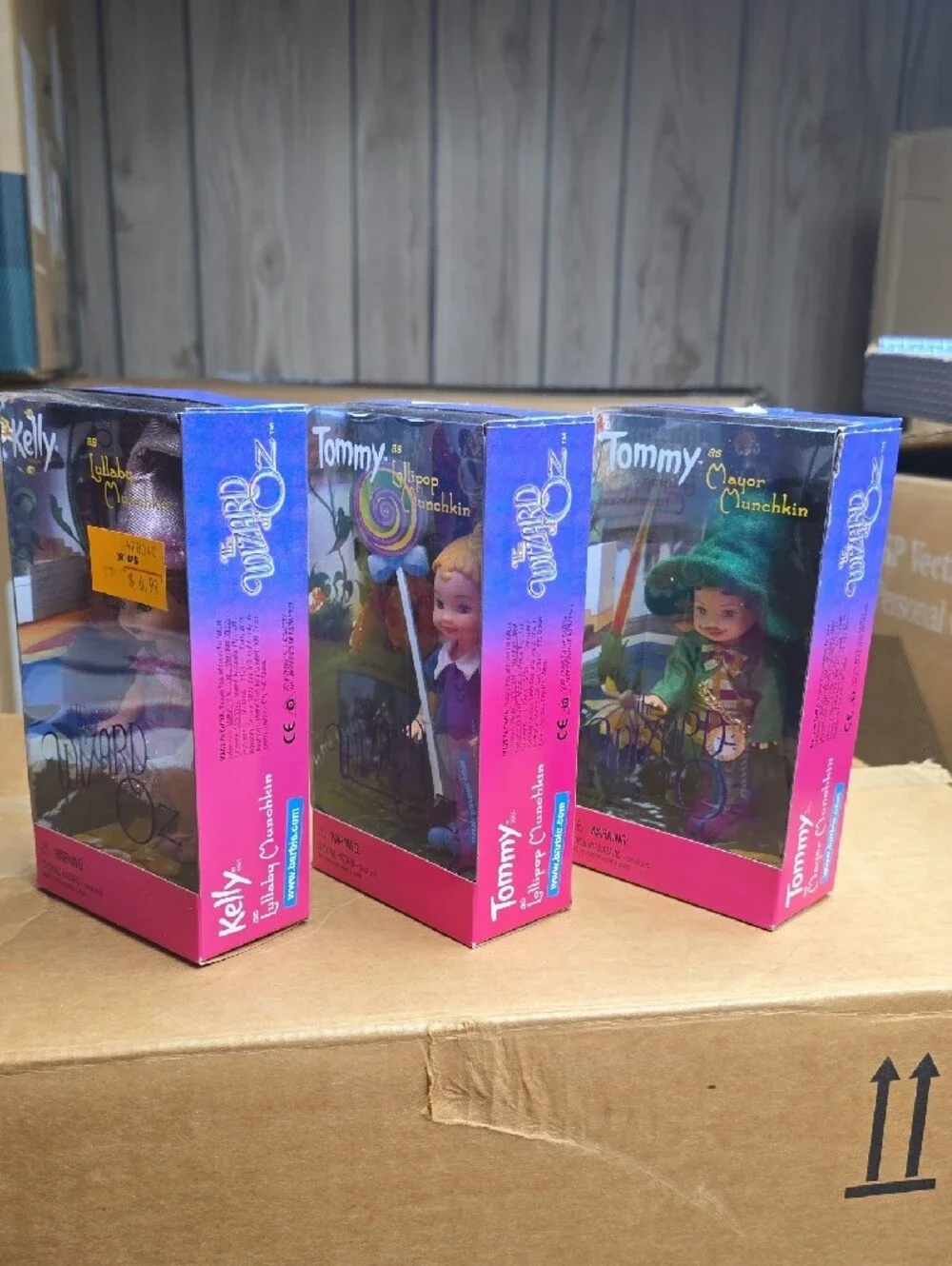 The Wizard of Oz Mini Doll Set - Kelly, Tommy & Mayor Dolls 1999 Barbie